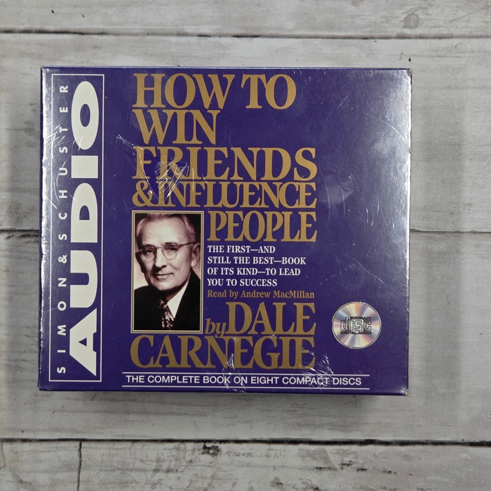 Simon & Schuster How To Win Friends & Influence People Audio CD Dale Carnegie